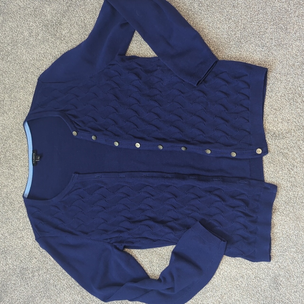 Talbots textured cardigan